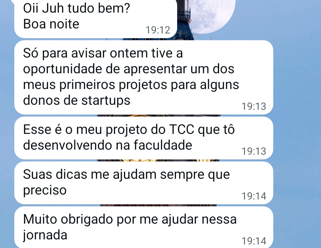 mentorado evoluindo